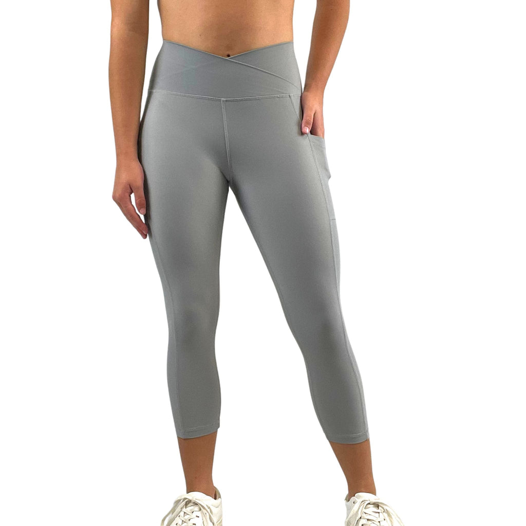 Moon Grey 3/4 leggings with pockets