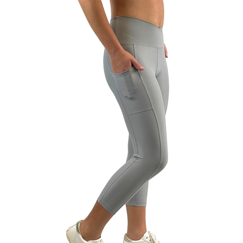 Moon Grey 3/4 leggings with pockets