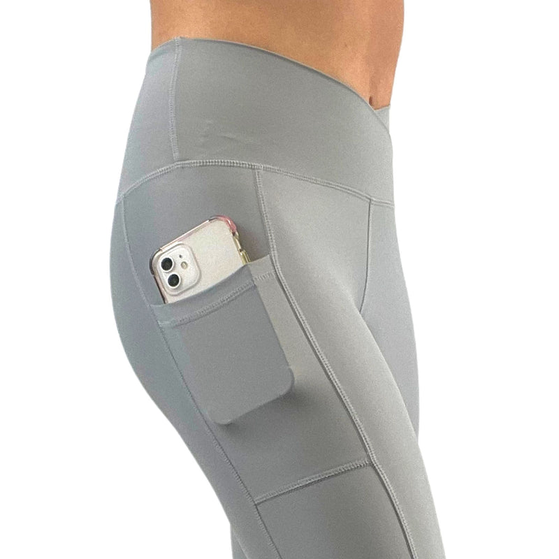 Moon Grey 3/4 leggings with pockets